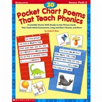 30 Pocket Chart Poems That Teach Gr Pk-2 Phonics, SC-0439222494