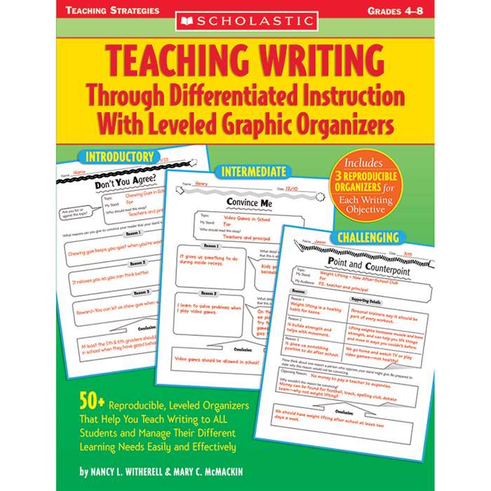 Teaching Writing Through Differentiated Instruction With By Scholastic Books Trade