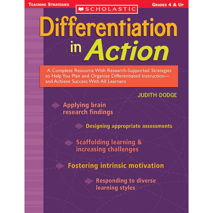 Differentiation In Action By Scholastic Books Trade