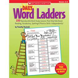 Daily Word Ladders Gr 4-6 By Scholastic Books Trade