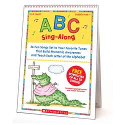 Abc Sing Along Flip Chart & Cd By Scholastic Books Trade