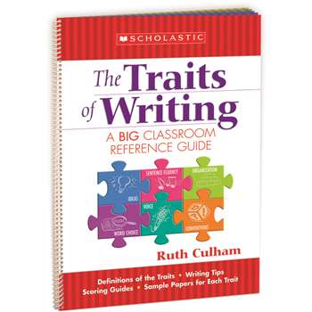 Flip Chart The Traits Of Writing A Big Classroom Reference Guide By Scholastic Books Trade