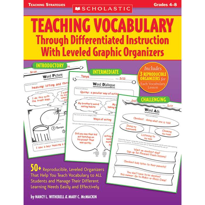 Teaching Vocabulary Through Differentiated Instruction W/ Lvld By Scholastic Books Trade