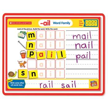 Little Red Tool Box Magnetic Mats Word Families