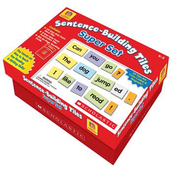 Little Red Tool Box Sentence Building Tiles Super Set By Scholastic Books Trade