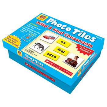 Photo Tiles Initial & Final Consonants By Scholastic Books Trade