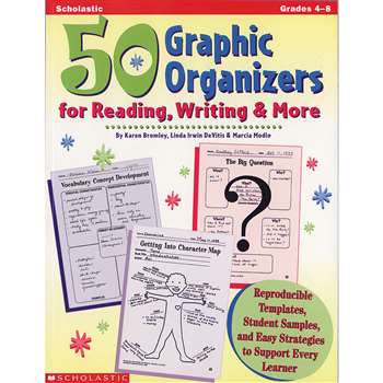 50 Graphic Organizers For Reading By Scholastic Books Trade