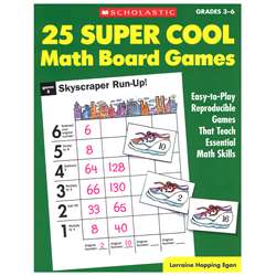 25 Super Cool Math Board Games By Scholastic Books Trade