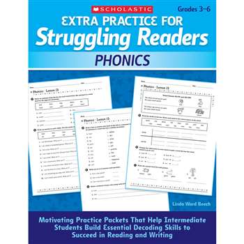 Struggling Readers Phonics Extra Practice, SC-512409