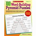 100 Word Building Pyramid Puzzles, SC-520822