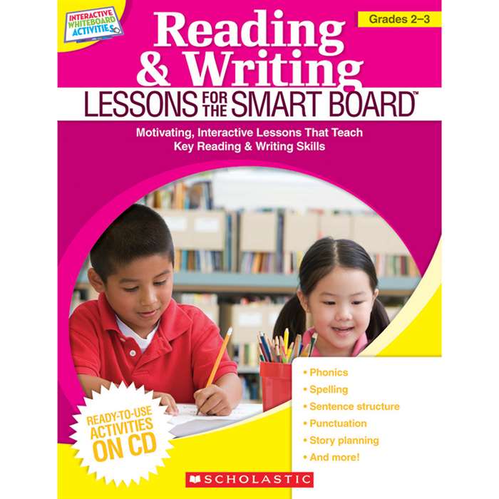 Reading & Writing Lessons Gr 2-3 For The Smart Board By Scholastic Books Trade