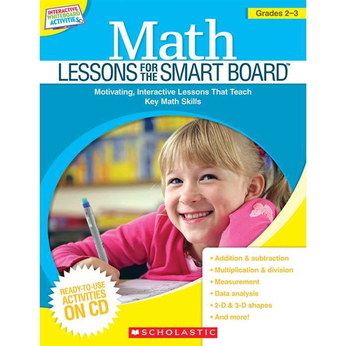 Math Lessons Gr 2-3 For The Smart Board By Scholastic Books Trade