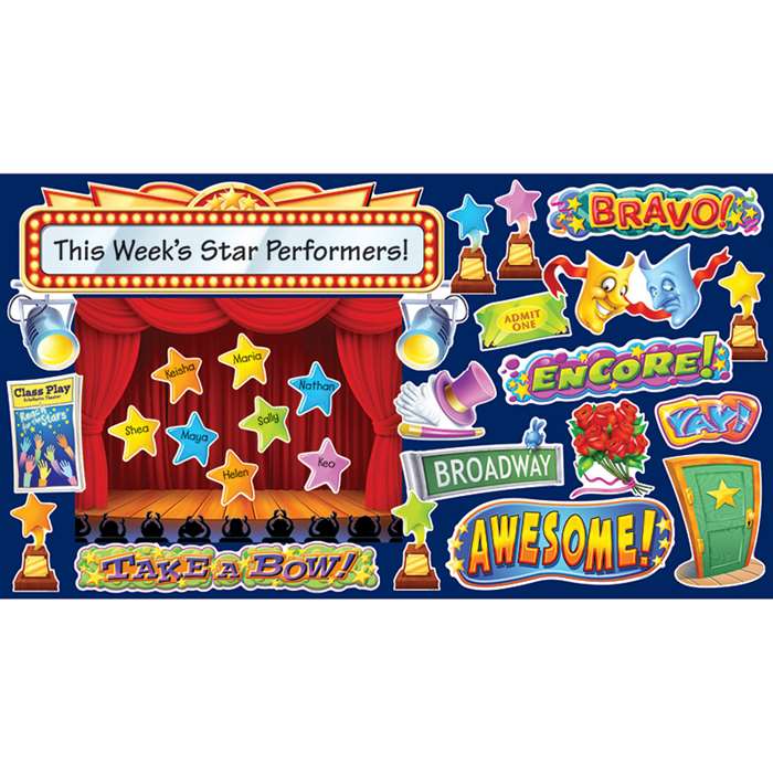 Show Time Bulletin Board Set By Scholastic Books Trade