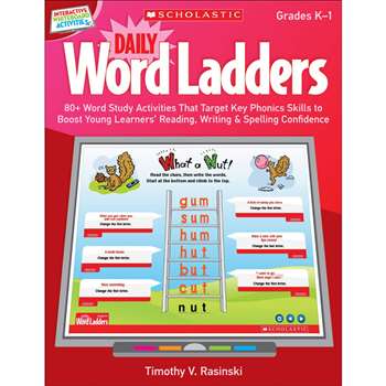 Daily Word Ladders Gr K-1 Interactive Whiteboard Activities By Scholastic Books Trade