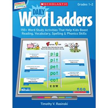 Daily Word Ladders Gr 1-2 Interactive Whiteboard Activities By Scholastic Books Trade