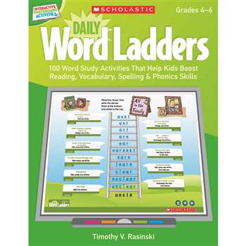Daily Word Ladders Gr 4-6 Interactive Whiteboard Activities By Scholastic Books Trade