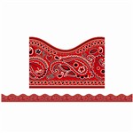 Red Bandanna Scalloped Trimmer By Scholastic Books Trade