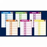 Daily Schedule Bulletin Board Set By Scholastic Books Trade