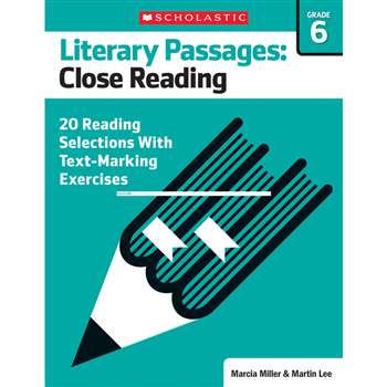 Literary Passages Close Reading Gr6, SC-579389