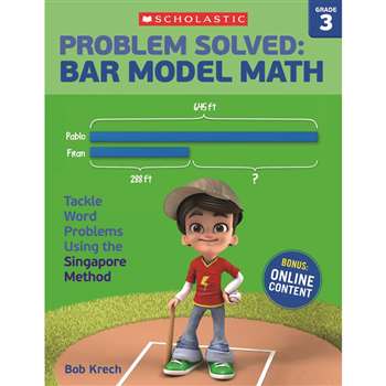 Problem Solved Bar Model Math Gr 3, SC-584011