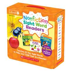 Nonfiction Sight Word Readers Lvl D Parent Pack, SC-584284