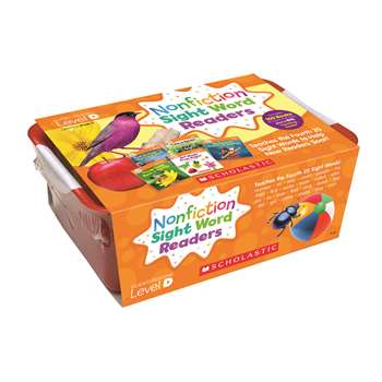 Nonfiction Sight Word Readers Lvl D Classroom Tub, SC-584288