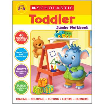 Scholastic Toddler Jumbo Workbook, SC-714689