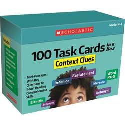 100 Task Cards Context Clues, SC-716436