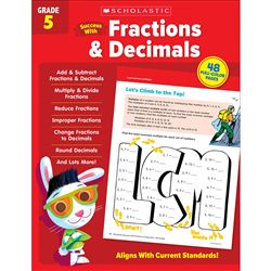 SUCCESS W/ FRACTIONS & DECIMALS GR5 - SC-735518