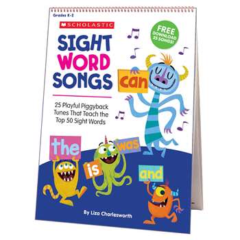 Sight Word Songs Flip Chart & Cd, SC-811313