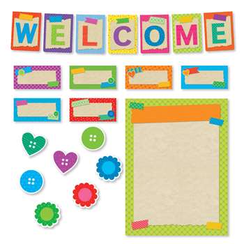 Tape It Up Welcome Bulletin Board, SC-812777