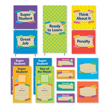 Tape It Up Behavior Chart Mini Bulletin Board Set, SC-812784