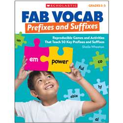 Fab Vocab Prefixes And Suffixes, SC-815365
