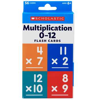 Flash Cards Multiplication 0 To 12, SC-823357