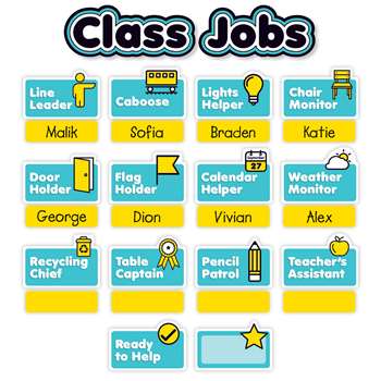 Aqua Oasis Class Jobs Mini Bulletin Board, SC-823633