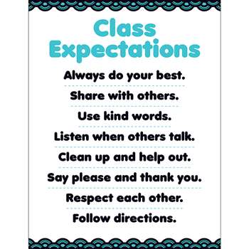 Aqua Oasis Class Expectations Chart, SC-823639