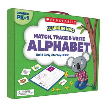 Match Trace And Write The Alphabet Learning Mats, SC-823961