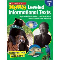 Gr 3 Scholastic News Leveled Info Texts, SC-828473
