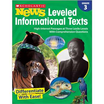 Gr 3 Scholastic News Leveled Info Texts, SC-828473