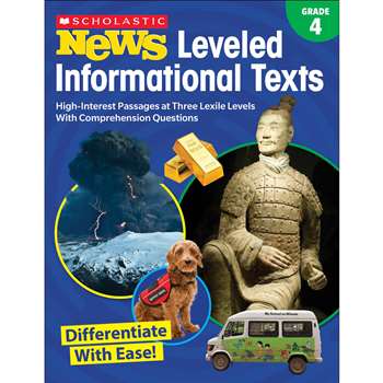 Gr 4 Scholastic News Leveled Info Texts, SC-828474