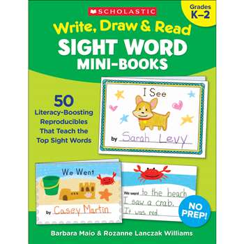 Write Draw & Read Mini Books Sight Word, SC-830630