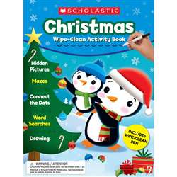 Christmas Wipe-Clean Activity Book, SC-831496