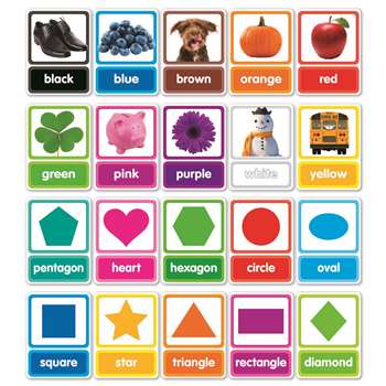 Colors & Shapes Bulletin Board Set, SC-834485