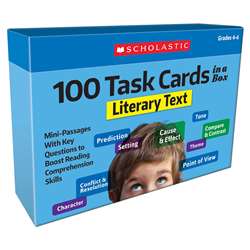 100 Task Cards Literary Text &quot; A Box, SC-855266