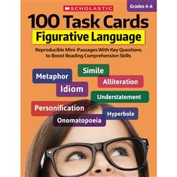 100 Task Cards Figurative Language, SC-860315