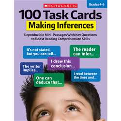100 Task Cards Making Inferences, SC-860316