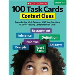 100 Task Cards Context Clues, SC-860317