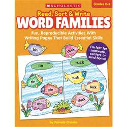 Read Sort & Write Word Families, SC-860650