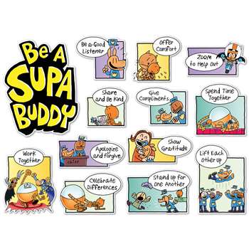 Dog Man Be A Supa Buddy Bulletin Board St, SC-862613