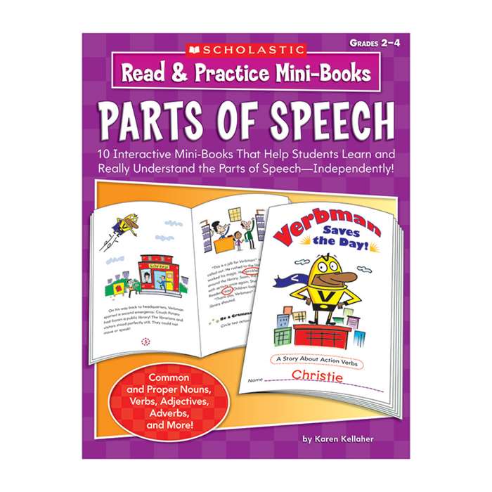Read & Practice Mini-Books Parts Of Speech By Scholastic Books Trade